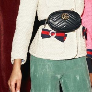 Marmont belt bag black